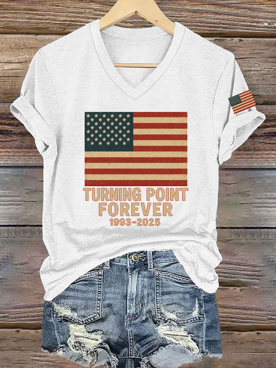 Women's Turing Point Rip Printed T-Shirt