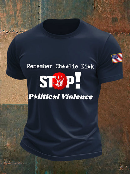 Men's stop violence T-shirts