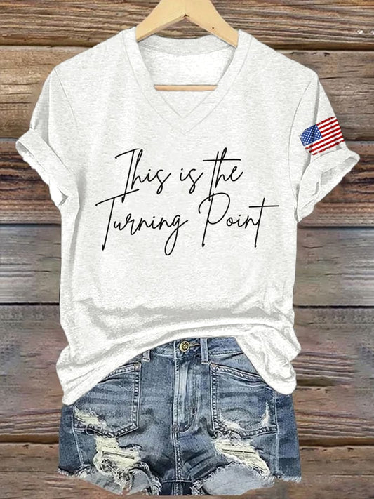 Women's This Is The Turning Point Short Sleeve T-Shirt