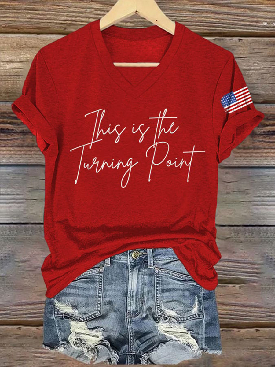 Women's This Is The Turning Point Short Sleeve T-Shirt