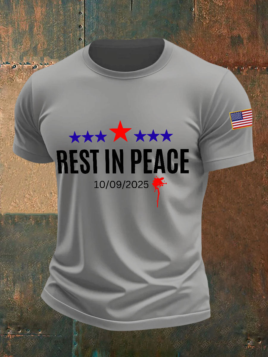 Men's rest in peace T-shirts