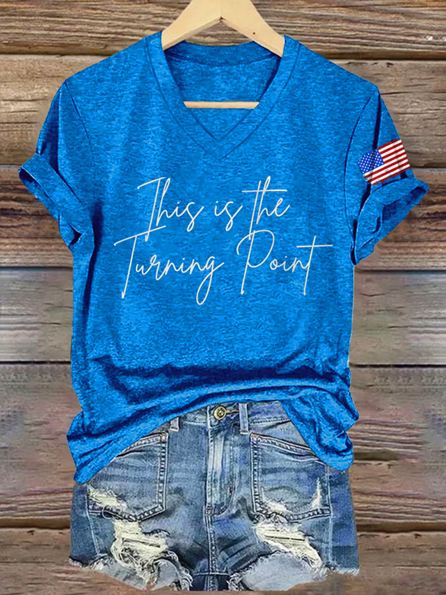 Women's This Is The Turning Point Short Sleeve T-Shirt
