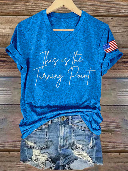 Women's This Is The Turning Point Short Sleeve T-Shirt