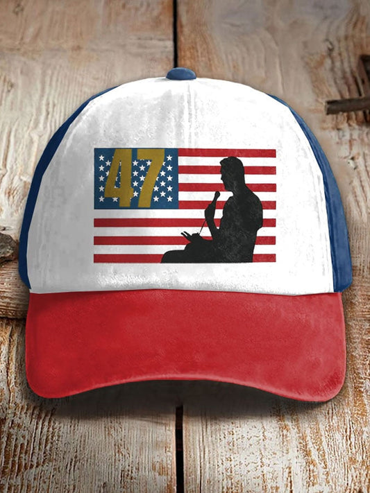 Unisex Turning Point USA Flag Print Hat