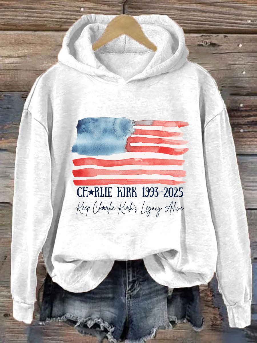 Women's This Is Our Turning Point Printed Casual Hoodie