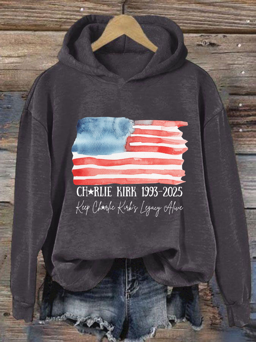 Women's This Is Our Turning Point Printed Casual Hoodie