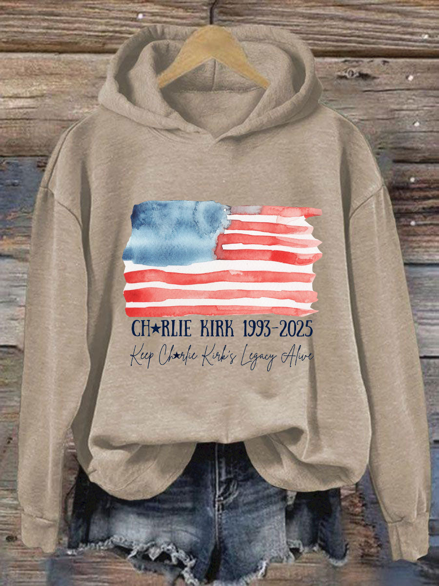 Women's This Is Our Turning Point Printed Casual Hoodie