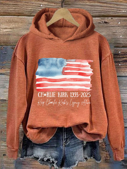 Women's This Is Our Turning Point Printed Casual Hoodie