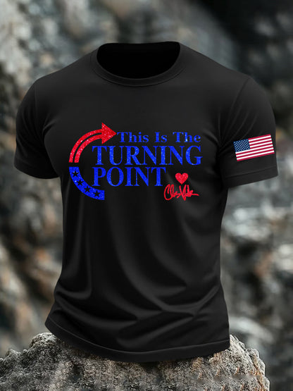 Men's This Is The Turning Point Printed T-shirt
