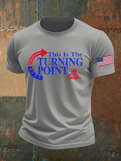Men's This Is The Turning Point Printed T-shirt