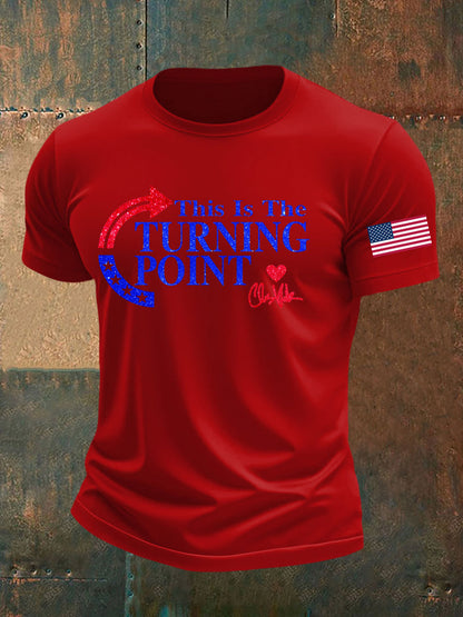 Men's This Is The Turning Point Printed T-shirt