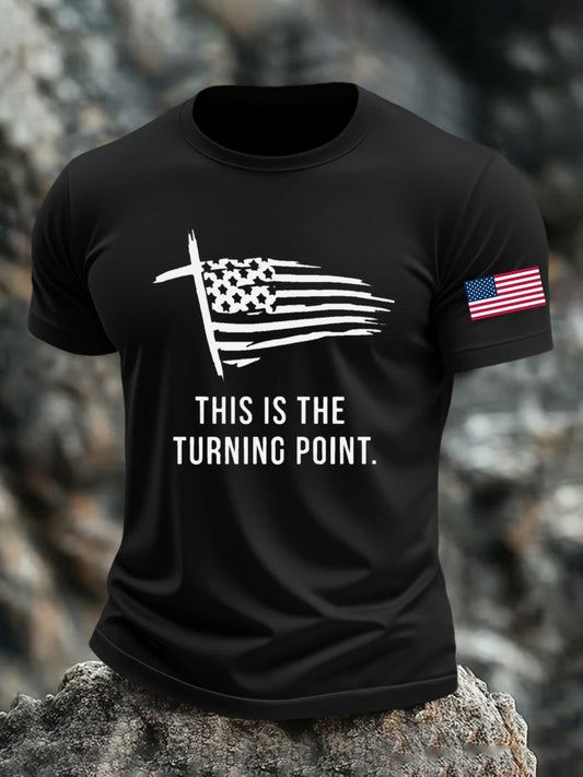 Men's This Is The Turning Point Printed T-shirt