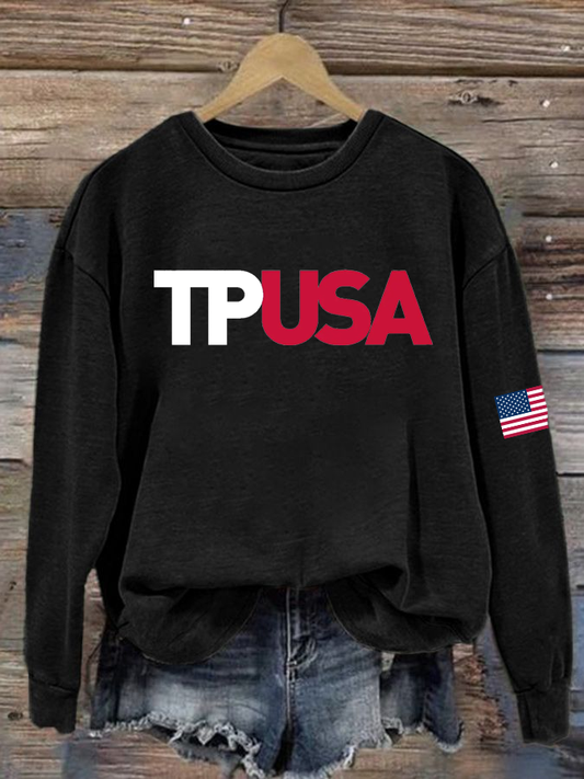 Women's TPAUSA Printed polyester sweatshirt