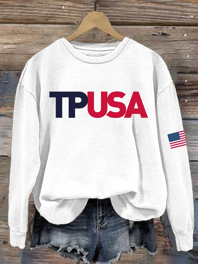 Women's TPAUSA Printed polyester sweatshirt