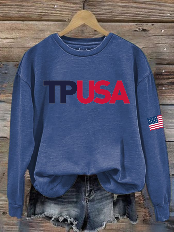 Women's TPAUSA Printed polyester sweatshirt