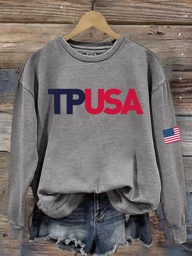 Women's TPAUSA Printed polyester sweatshirt