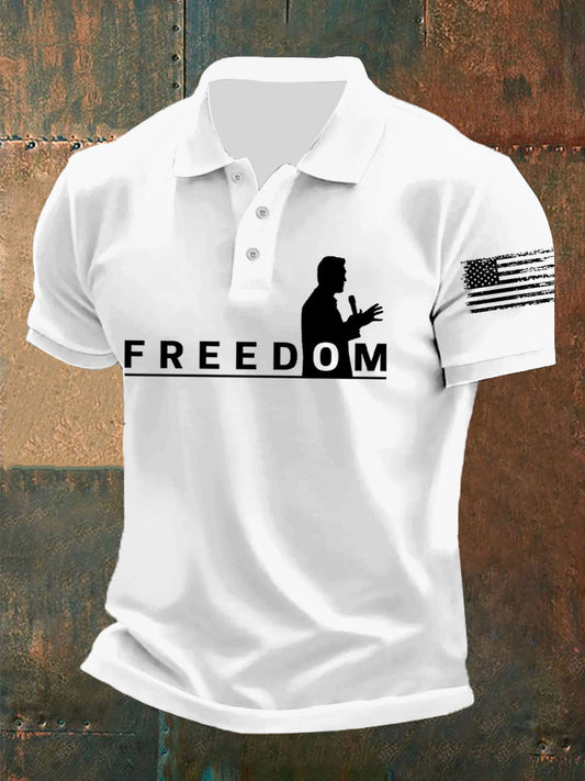 Men's Freedom Print Shirt