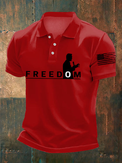 Men's Freedom Print Shirt