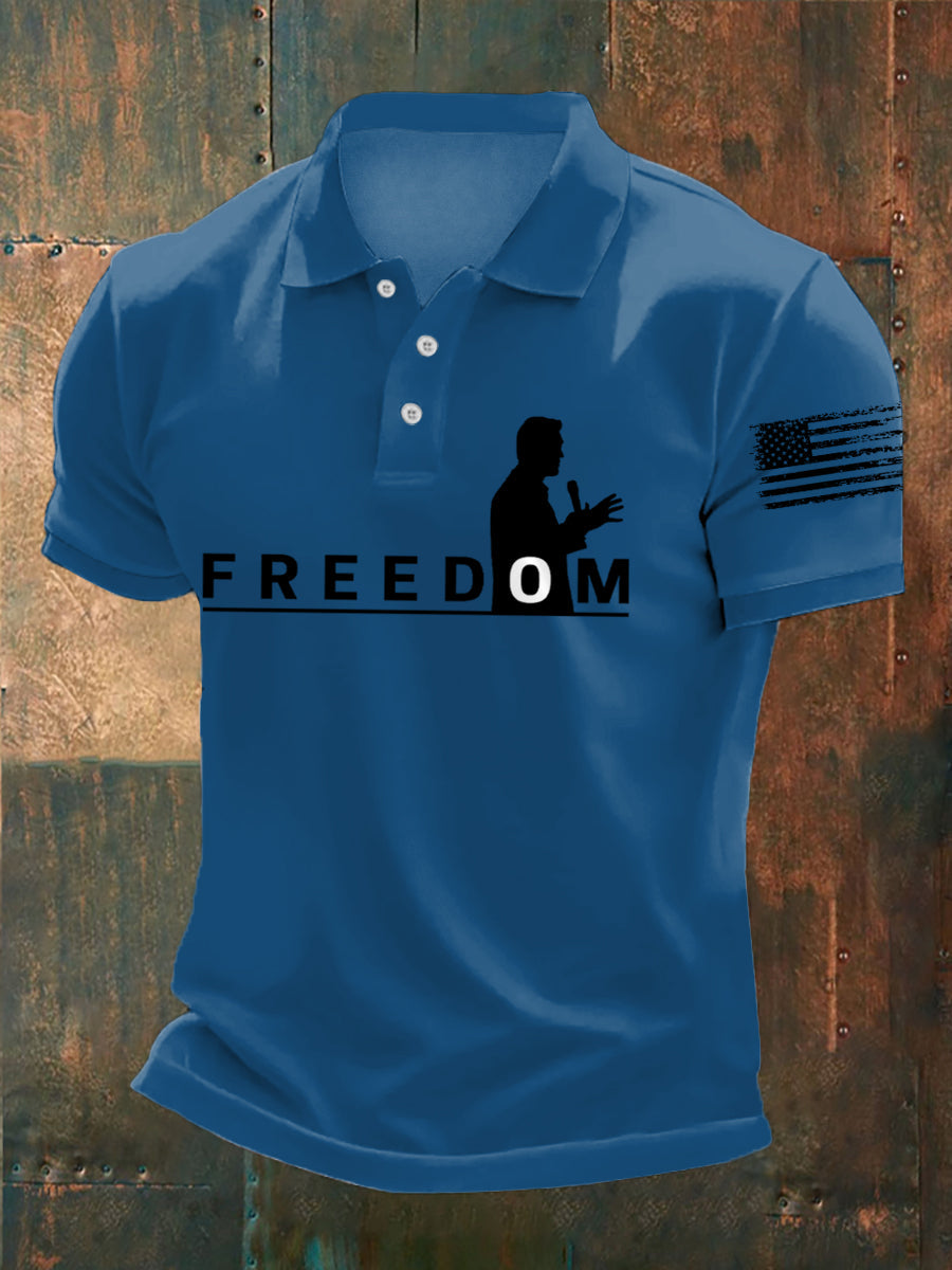 Men's Freedom Print Shirt
