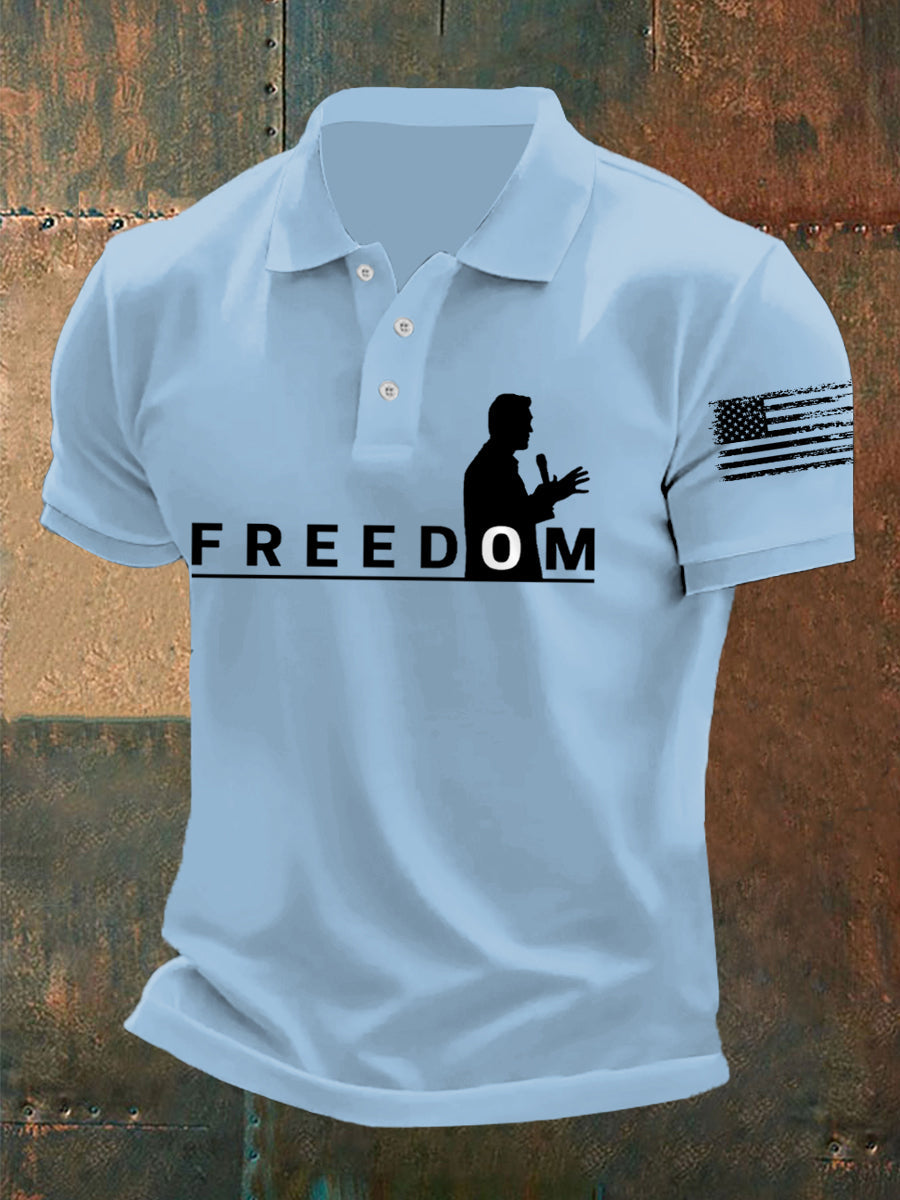 Men's Freedom Print Shirt