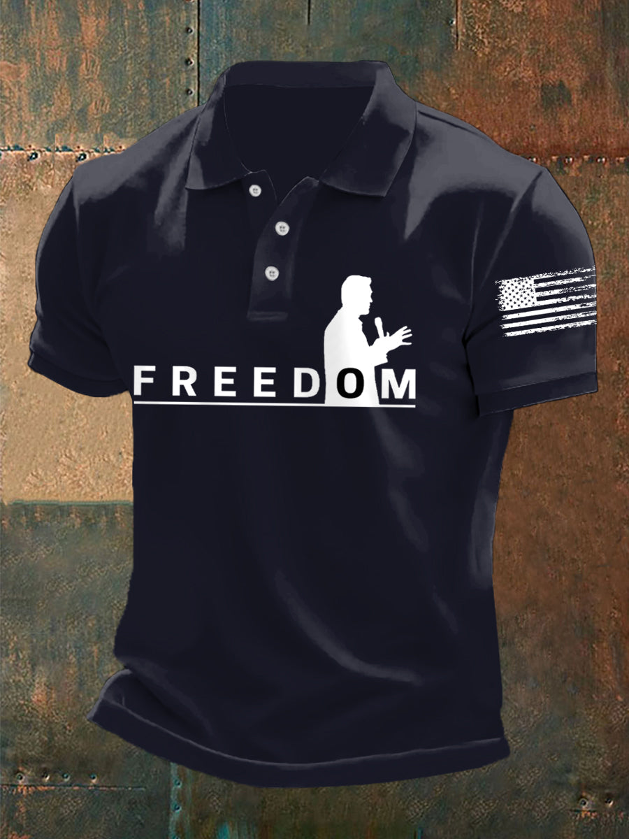 Men's Freedom Print Shirt