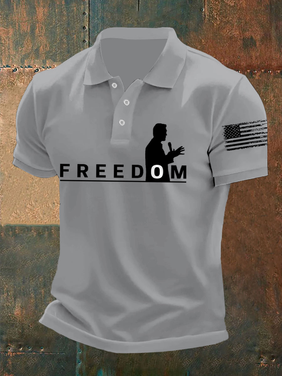 Men's Freedom Print Shirt