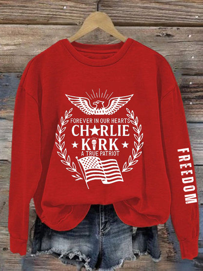 Women's Freedom Is Not Free R.I.P Charlie Kirk Sweatshirt