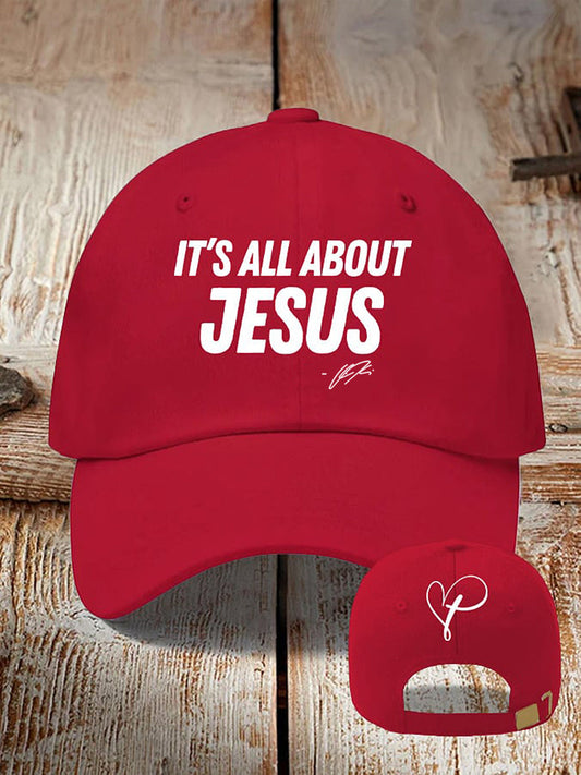 It's all about Jesus ck neutral hats