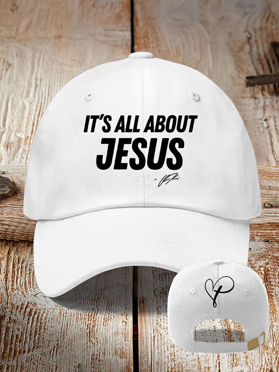It's all about Jesus ck neutral hats