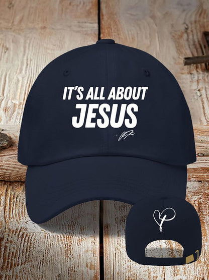 It's all about Jesus ck neutral hats