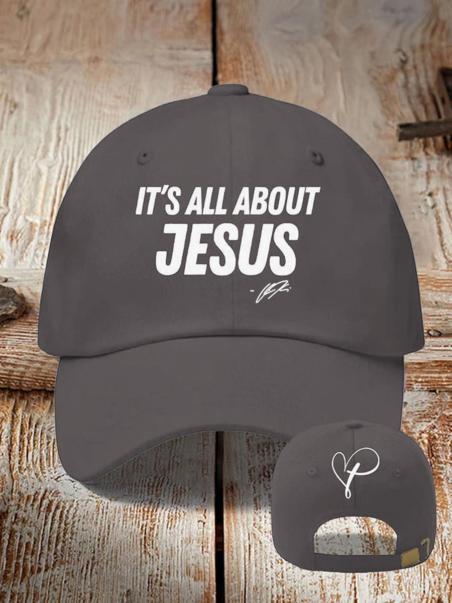 It's all about Jesus ck neutral hats