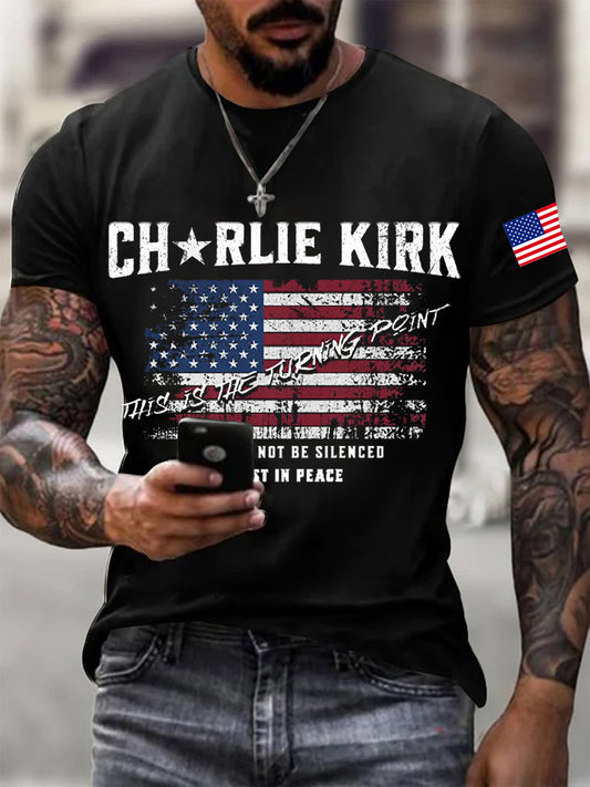 Men's Charlie Kirk Printed T-shirt