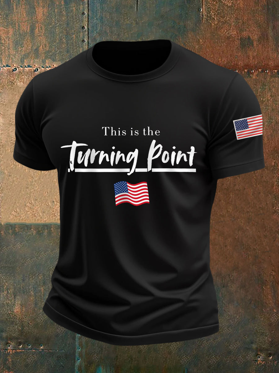 Men's This Is The Turning Point R.I.P Charlie Kirk Tee