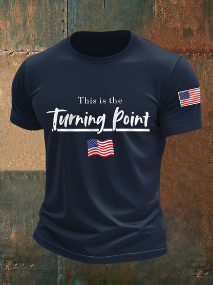 Men's This Is The Turning Point R.I.P Charlie Kirk Tee
