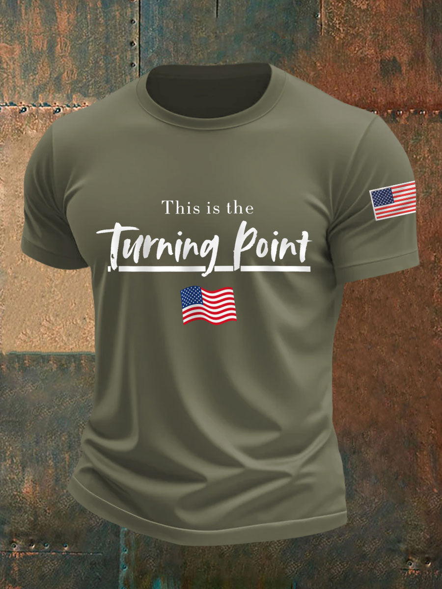 Men's This Is The Turning Point R.I.P Charlie Kirk Tee