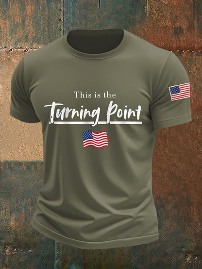 Men's This Is The Turning Point R.I.P Charlie Kirk Tee