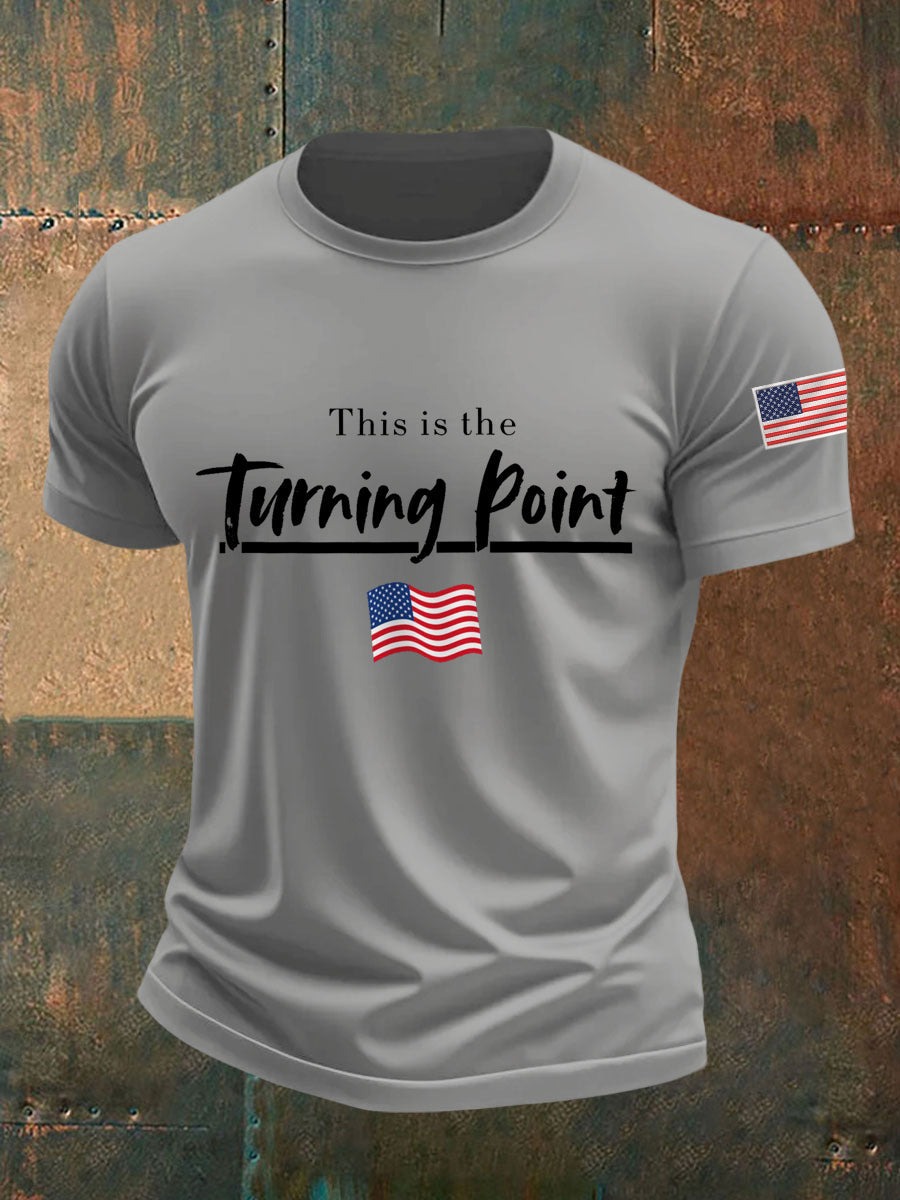 Men's This Is The Turning Point R.I.P Charlie Kirk Tee