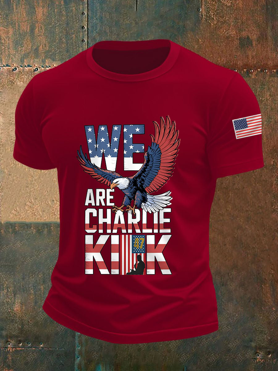 Men's We Are All Charlie Kirk! R.I.P Charlie Kirk Tee