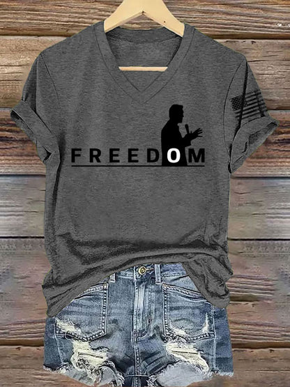 Women's FREEDOM Short Sleeve T-Shirt