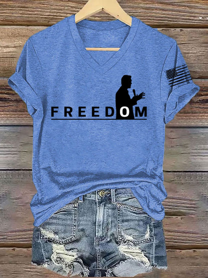 Women's FREEDOM Short Sleeve T-Shirt