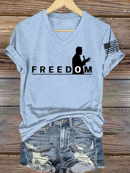 Women's FREEDOM Short Sleeve T-Shirt