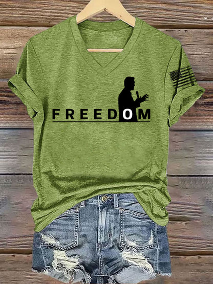 Women's FREEDOM Short Sleeve T-Shirt
