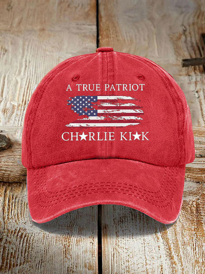 UnisexTurning Point Flag Print Hat