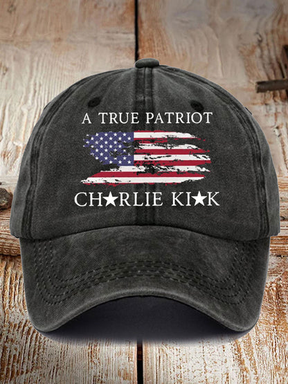 UnisexTurning Point Flag Print Hat