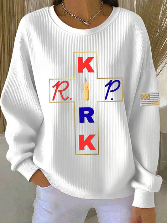 Women's Commemorative Leader Print Long Sleeve Top
