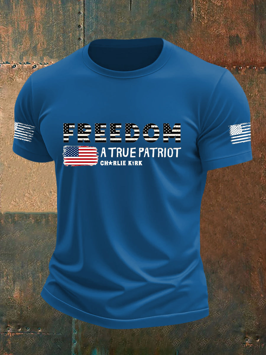 Men's Freedom Is Not Free This is the Turning Point R.I.P Charlie Kirk Short Sleeve T-shirt