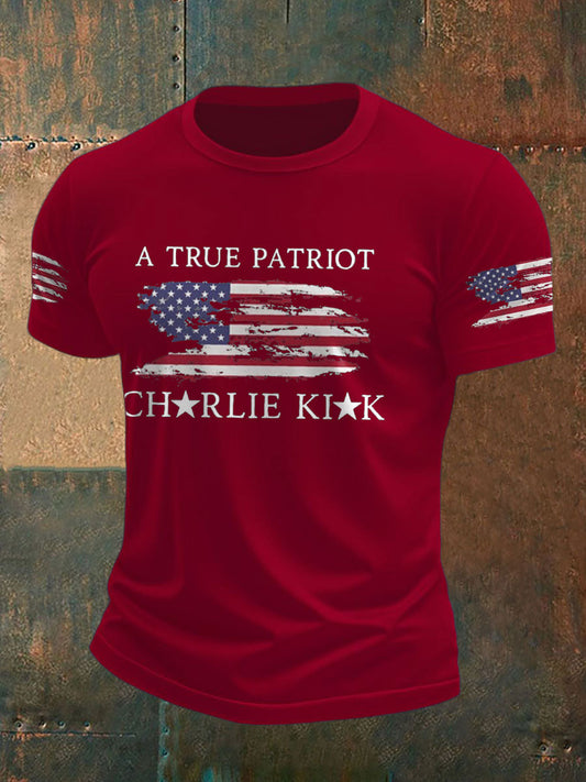 Men's Turning Point Flag Printed T-shirt