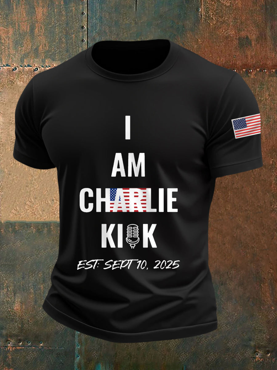 Men's We Are All Charlie Kirk Tee