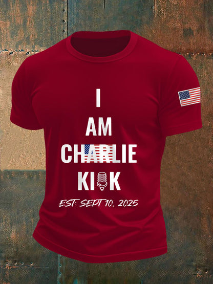 Men's We Are All Charlie Kirk Tee