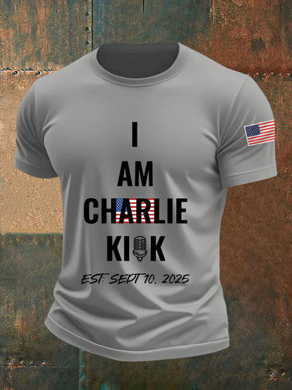 Men's We Are All Charlie Kirk Tee